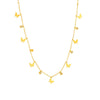 Wholesale Stainless Steel Jewelry Suit For Women With Love Water Drops Bell Patterns 18K Gold Plated