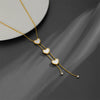Wholesale Stainless Steel Jewelry Suit For Women With Love Water Drops Bell Patterns 18K Gold Plated