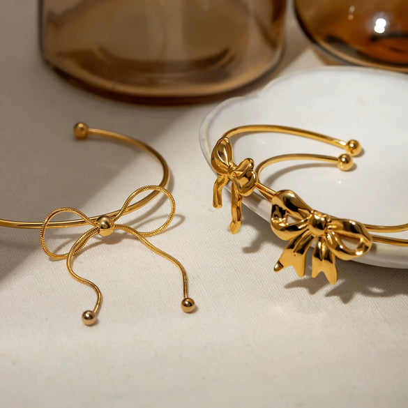 Wholesale Stainless Steel Jewelry Suit With Joker Pattern Electroplated Bracelet Original Design And Geometric Style