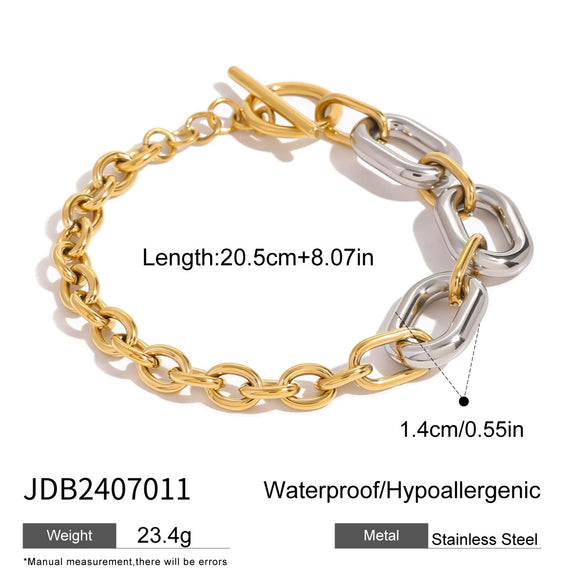 Wholesale Stainless Steel Jewelry With Geometric Design Gold And Silver Color Matching Electroplating Process