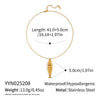 Wholesale Stainless Steel Jewelry With Koi Fish Pattern Electroplated Necklace And Earrings For Women