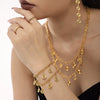 Wholesale 316L Stainless Steel Jewelry With Question Mark Tassel And Electroplating For Women