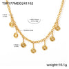 Wholesale 316L Stainless Steel Jewelry With Question Mark Tassel And Electroplating For Women