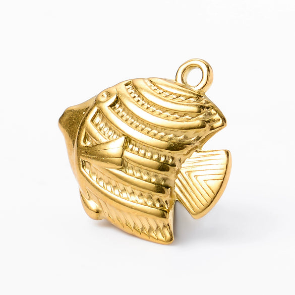 Wholesale Stainless Steel Jewelry With Starfish Dolphin Seahorse Shell Pendant Electroplated Marine Series