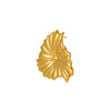 Wholesale Stainless Steel 18K Electroplated Flower Leaf Women's Fashion Light Luxury Earrings