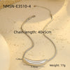 Wholesale Stainless Steel 18K Electroplated Geometric Heart Star Snake Bone Pendant Clavicle Necklace For Women Light Luxury Niche Design