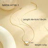 Wholesale Stainless Steel 18K Electroplated Heart Shape Jewelry Set For Women Earrings And Necklace