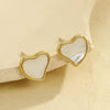 Wholesale Stainless Steel 18K Electroplated Heart Shape Jewelry Set For Women Earrings And Necklace