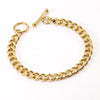 Wholesale Stainless Steel 18K Gold Electroplated Cuban Chain Men's All Match Bracelet Necklace Jewelry