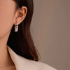 Wholesale Stainless Steel 18K Gold Electroplated Geometric Heartshaped Earrings For Women