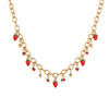 Wholesale Stainless Steel 18K Gold Electroplated Geometric Necklace And Bracelet Set For Women