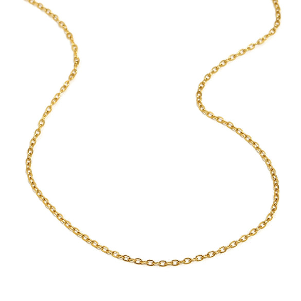 Wholesale Stainless Steel 18K Gold Plated Geometric Cross Chain Necklace For Women