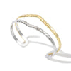 Wholesale Stainless Steel 14K Gold Plated Geometric Sophisticated Irregular Open Bracelet Accessories