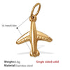 Wholesale 316L Stainless Steel 18K Gold Plated Joker Bow Heart Pendant Accessories In Fashion Style