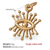 Wholesale 316L Stainless Steel 18K Gold Plated Joker Bow Heart Pendant Accessories In Fashion Style