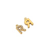 Wholesale Stainless Steel 18K Gold Plated Letter Pendants For Necklace Accessories