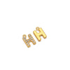 Wholesale Stainless Steel 18K Gold Plated Letter Pendants For Necklace Accessories