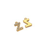Wholesale Stainless Steel 18K Gold Plated Letter Pendants For Necklace Accessories