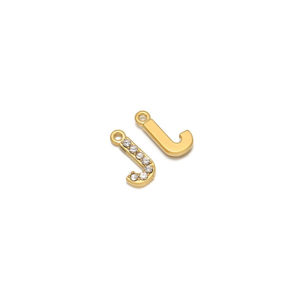 Wholesale Stainless Steel 18K Gold Plated Letter Pendants For Necklace Accessories