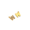 Wholesale Stainless Steel 18K Gold Plated Letter Pendants For Necklace Accessories