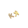 Wholesale Stainless Steel 18K Gold Plated Letter Pendants For Necklace Accessories