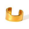 Wholesale Stainless Steel 18K Gold Plated Open Bracelet For Women
