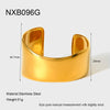 Wholesale Stainless Steel 18K Gold Plated Open Bracelet For Women