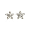 Wholesale Stainless Steel 18K Gold Plated Polished Lily Flower Earrings For Women