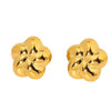 Wholesale Stainless Steel 18K Gold Plated Rotating Flower Earrings For Women