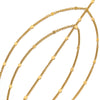 Wholesale Stainless Steel 18K Gold Plated Side Flower Chain Ladies Fashion Jewelry Necklace Bracelet Accessories