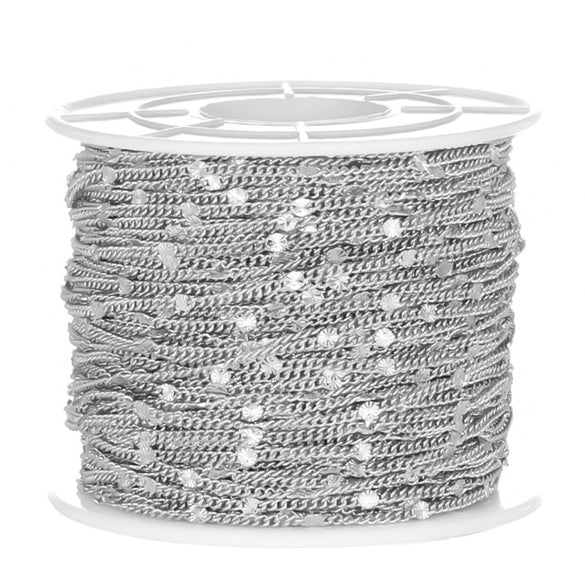Wholesale Stainless Steel 18K Gold Plated Side Flower Chain Ladies Fashion Jewelry Necklace Bracelet Accessories