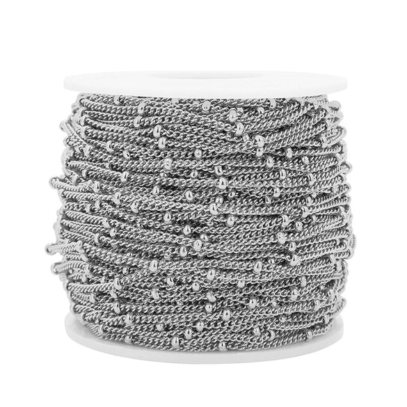 Wholesale Stainless Steel 18K Gold Plated Twist Chain Necklace Accessories