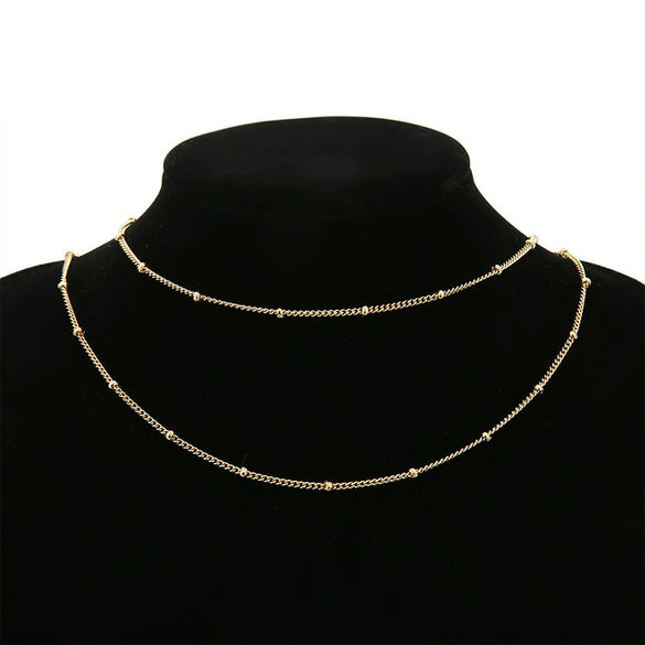 Wholesale Stainless Steel 18K Gold Plated Twist Chain Necklace Accessories