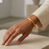 Wholesale Stainless Steel 18K Goldplated Geometric Irregular Water Drop Bracelet For Women