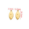 Wholesale Stainless Steel 18K Goldplated Minimalist Bow Trinket Pendant For Diy Necklace And Bracelet Handmade