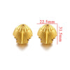 Wholesale Stainless Steel 18K Goldplated Minimalist Bow Trinket Pendant For Diy Necklace And Bracelet Handmade