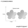 Wholesale 316L Stainless Steel 18K Real Gold Plated Irregular Geometric Three Dimensional Women's Earrings