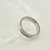 Wholesale 316L Stainless Steel Ladies Geometric Star Inlaid Zircon Electroplated Ring Jewelry