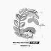 Wholesale Stainless Steel Leaf Open Ring 18K Goldplated For Women Plant Flowers Style