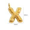 Wholesale Stainless Steel Letter Handmade Pendant With 14K Gold Expansion And Electroplating Treatment