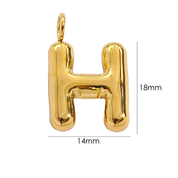 Wholesale Stainless Steel Letter Handmade Pendant With 14K Gold Expansion And Electroplating Treatment