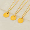 Wholesale 316L Stainless Steel Letter Pendant Necklace For Female