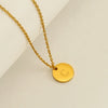 Wholesale 316L Stainless Steel Letter Pendant Necklace For Female