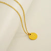 Wholesale 316L Stainless Steel Letter Pendant Necklace For Female