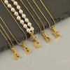 Wholesale Stainless Steel Letter Pendant Necklace With Electroplating Fashionable And Allmatch For Men And Women