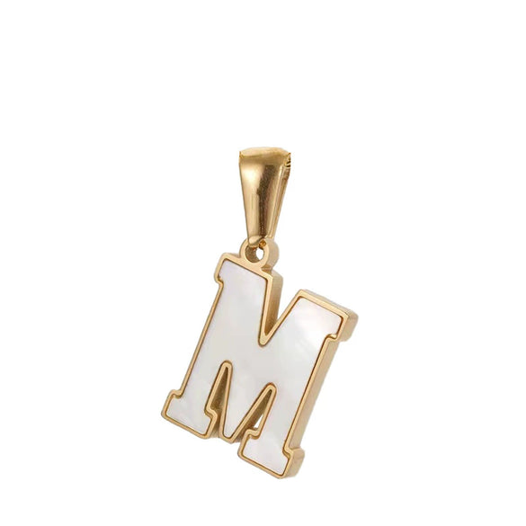 Wholesale Stainless Steel Letter Pendant Necklace With Electroplating Niche Classic And Joker Fashion Style
