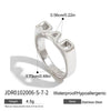 Wholesale Stainless Steel Letter Seal Ring With 18K Gold Plating And Original Design
