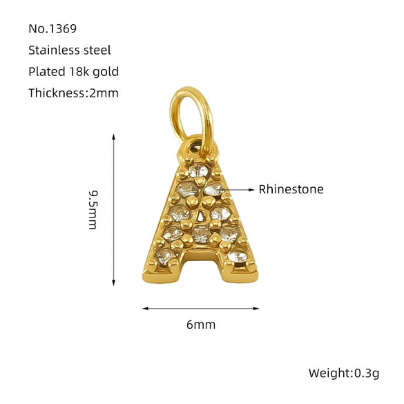 Wholesale Stainless Steel Letter Single Pendant Jewelry With Electroplating Fashion Classic Design