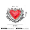 Wholesale Stainless Steel Light Luxury Heart Pendant Necklace For Women Electroplated Colorpreserving Diy