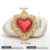 Wholesale Stainless Steel Light Luxury Heart Pendant Necklace For Women Electroplated Colorpreserving Diy